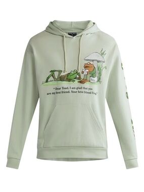 Frog & Toad Graphic Hoodie - Sage Green